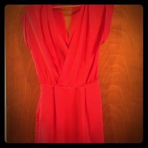 BCBG faux wrap dress